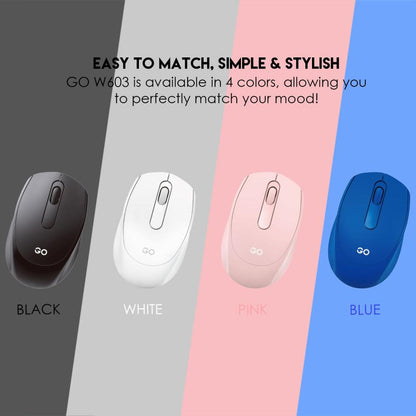 Fantech, W603 Go Wireless Office Mouse, Available in Different Colors