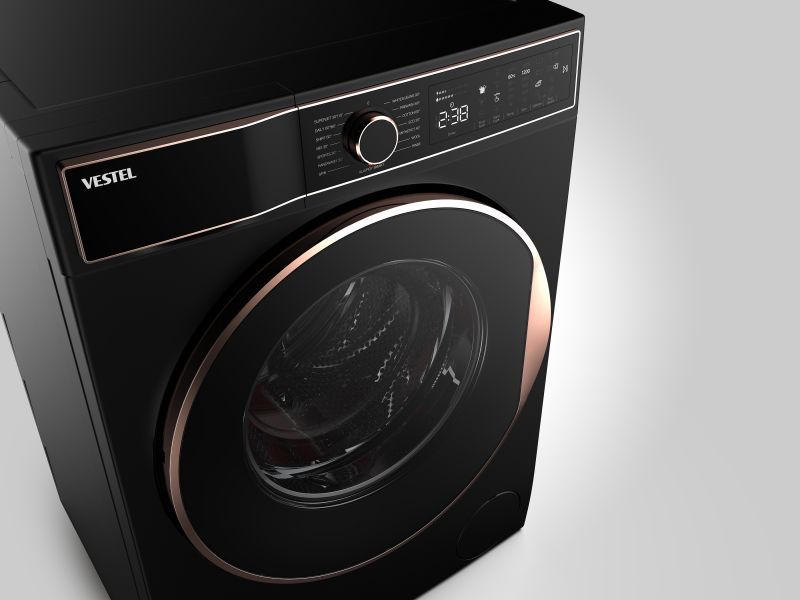 Vestel, Washing Machine 8Kg 1200Rpm Black