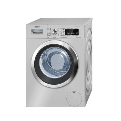 Bosch Serie 8 Front Load Washer 9kg - 1600RPM [Inox] Easyclean, WAW325XOME