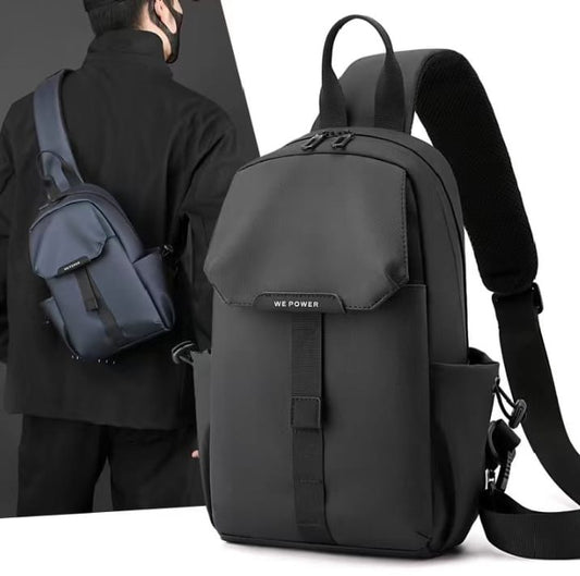 WePower, Sling Bag, Waterproof Men'S Chest Bag Shoulder Bags Crossbody Sling Backpack