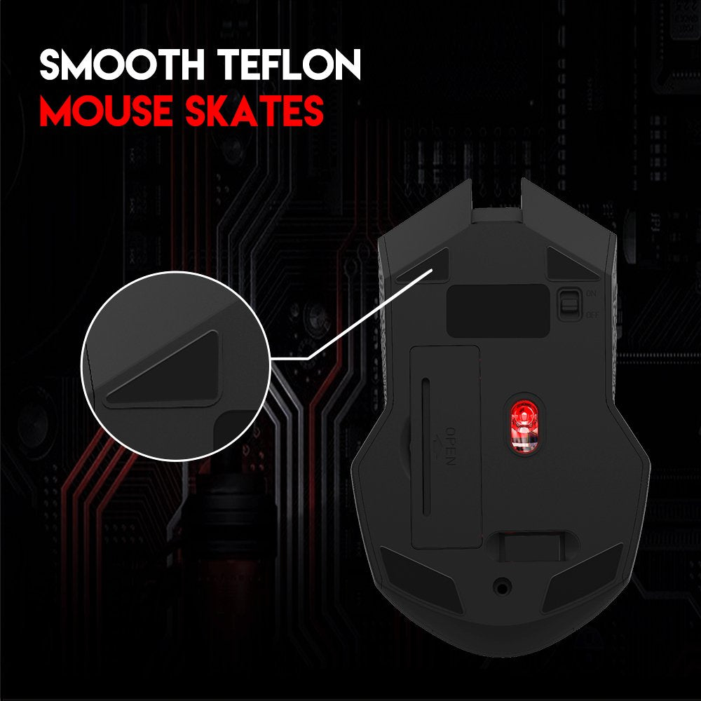 Fantech, Wg10 Garen 2.4Ghz Wireless Gaming Mouse, Available in Different Colors
