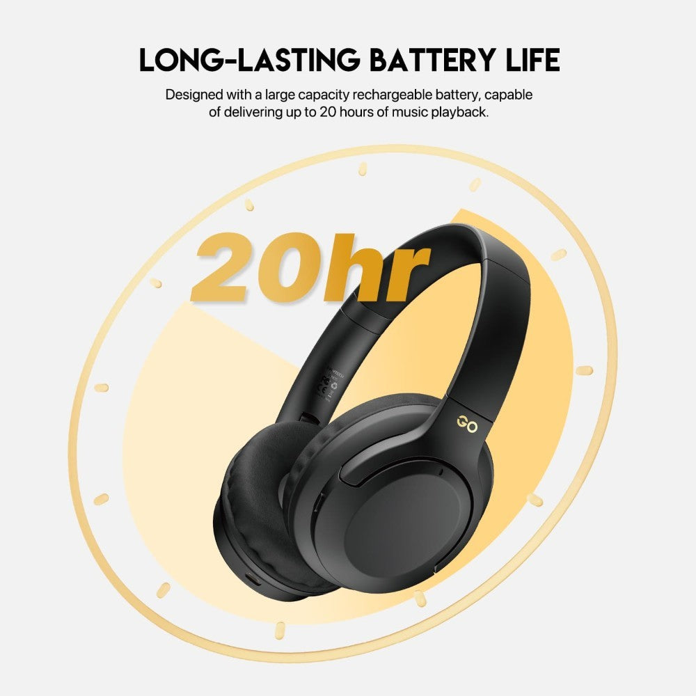 Fantech, Wh05 Go Vibe Wireless Headphones, Dual Mode Connection Bt5.3 & 3.5Mm Jack Gaming Headset, Available in Different Colors