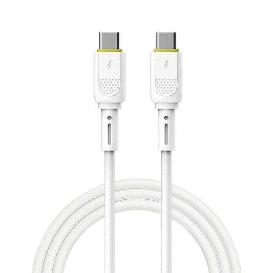 WIWU Speed 60W PD Fast Charging Cable (White) C-C, WI-C034CC