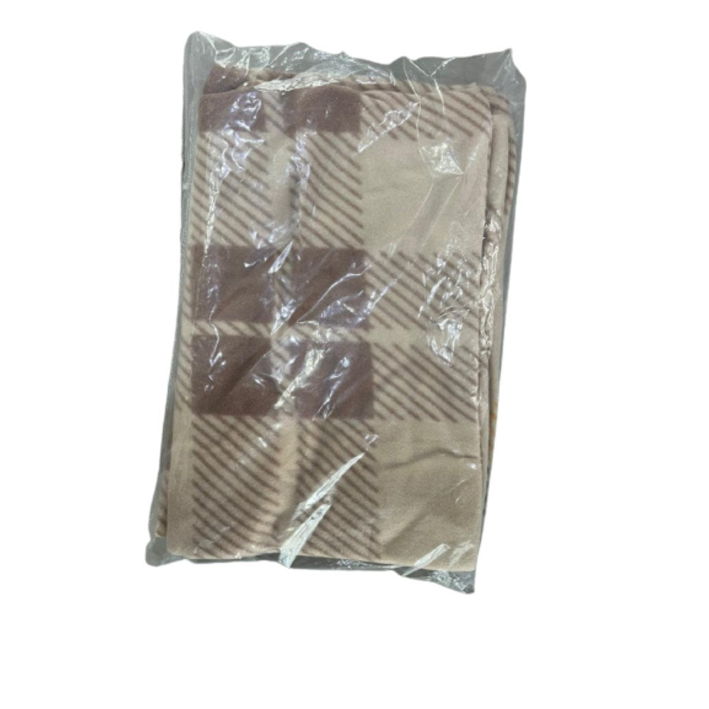 Windsor, Pillow Case Polar Fleece Printed (Light Brown)