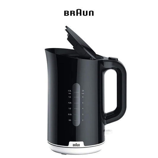 Braun, Breakfast1 Collection Kettle 360 Degree Rotating Base Removable Limescale Filter 1.7L Capacity Bpa Free 2200W