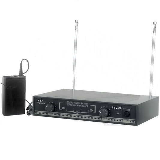 Conqueror, Microphone Wireless with Bodypack Transmitter and Clip - ES2500