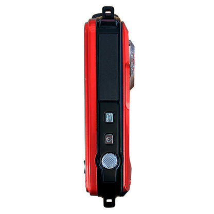AGFA Photo Realishot - Waterproof, 24 MP, Full HD, Dual LCD Screen, 16x Digital Zoom, Digital Stabilizer, Lithium Battery [RED], WP8000RD
