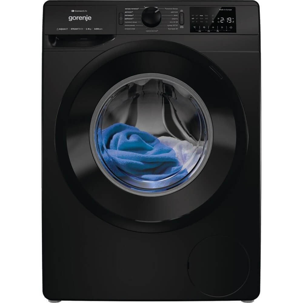 Gorenje, Washer Front Load 9Kg 1400Rpm Inverter Steam Silver