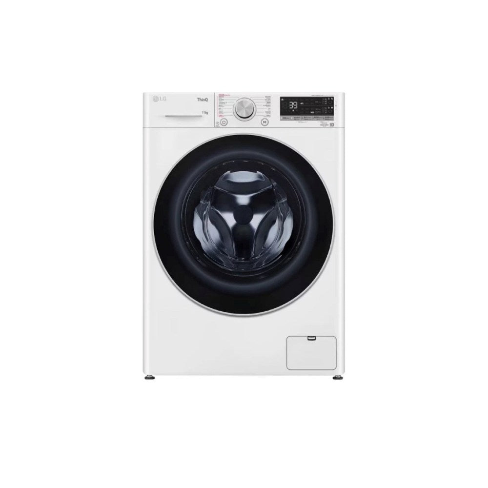 LG, Wm, Vivace, 11Kg, White, 1400 Rpm Glass Door Ai DD Motor