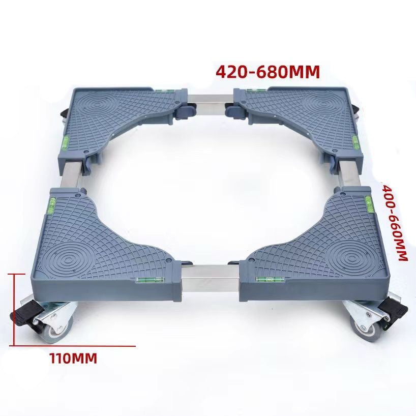 Hay-Tech, Washing Machine Stand With Wheels 42-68Cm