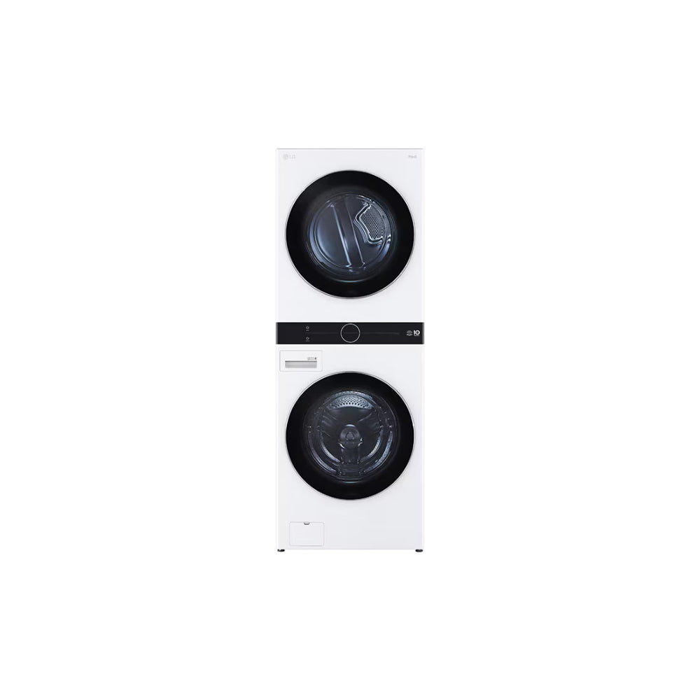 LG Single Unit Front Load 21/16kg, WashTower With Centre Control [White], WT2116WRK