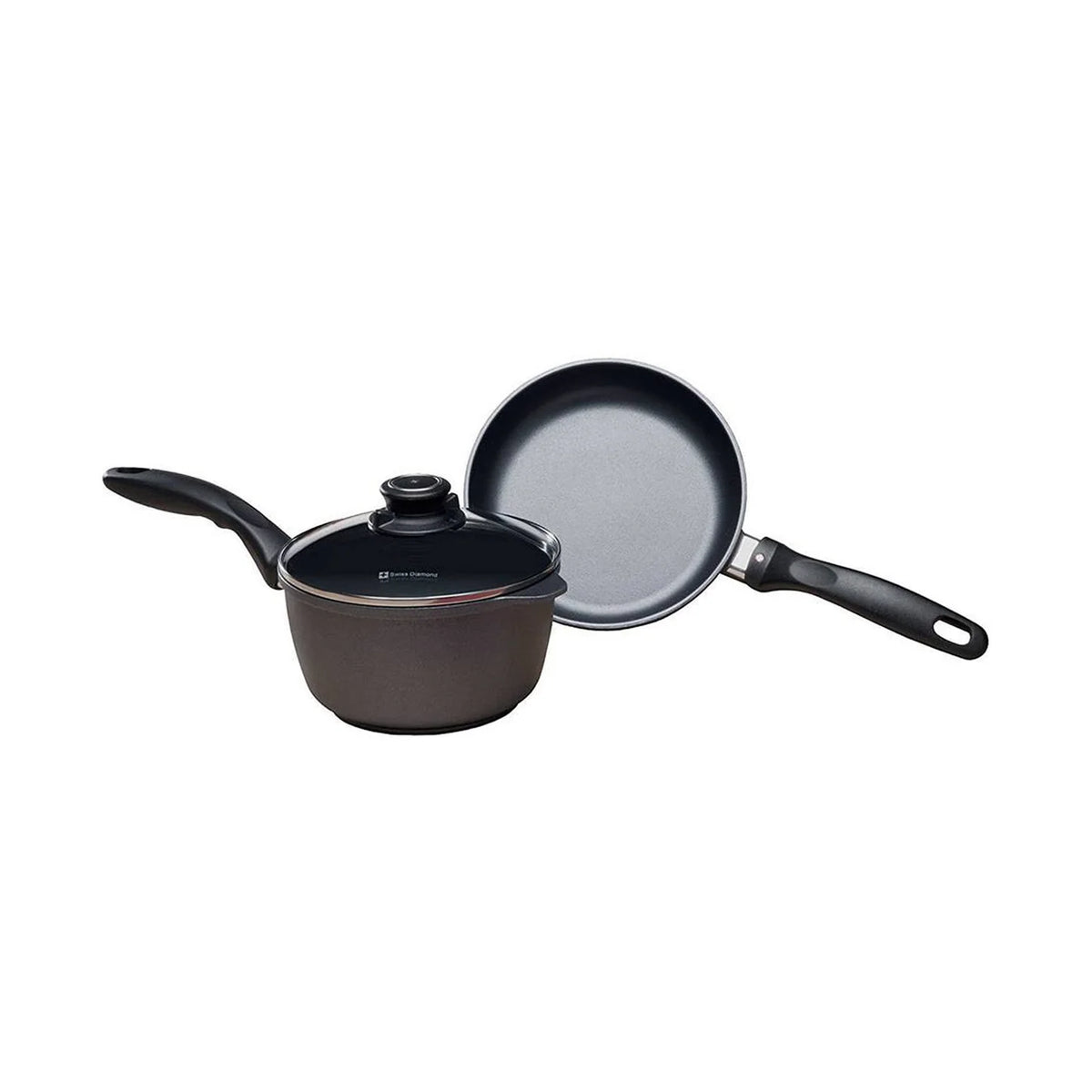 Swiss Diamond XD Diamond 3 Pieces Frying Pan & Ladle With LID, XDSet603