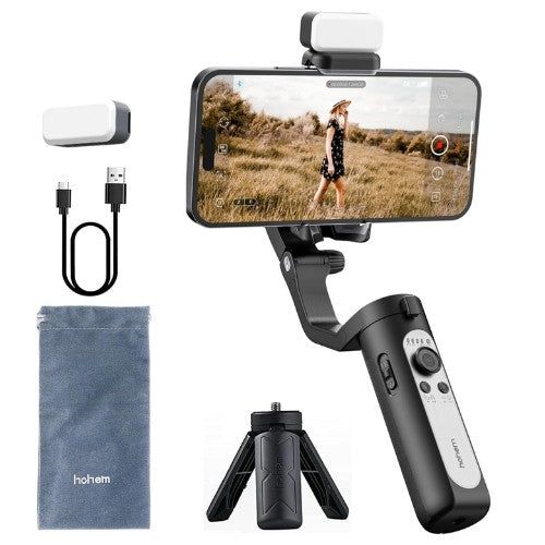 Jmary, Hohem Isteady Kit Gimbal Stabilizer For Smartphone, 3-Axis Gimbal For Iphone & Android 1754