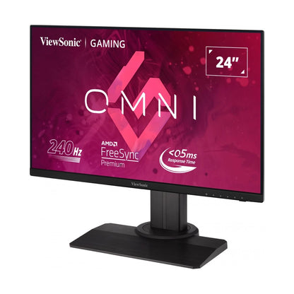 ViewSonic, Monitor | Blur Busters | Fast-Ips Display With Vesa Displayhdr 400 | Amd Freesync Premium | Flicker-Free | Low Blue Light |<0.5Ms Response Time | 2 Years Warranty , 24 Inch, 240 Hz, Full Hd (1920X1080), 3 Usb | 1 Audio | 2 Hdmi | 1 Display Port