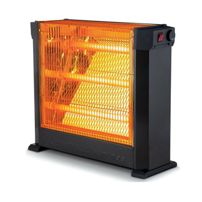 General Line, Quartz Heater 4 lamps,600W, 1200W,1800W,2400W, adjustable thermostat, safety available, with 4 handle for easy take ,