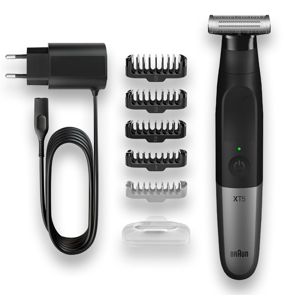Braun Hybrid Trimmer Face and Body with 4D-Flex Blade, XT5100