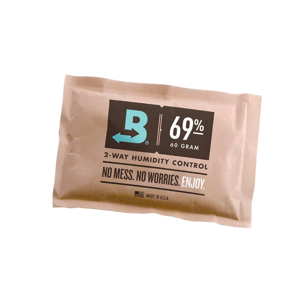 Boveda B69 Cube 69% Rh [Two-Way Control] Cigar Humidification Packs [60 Grams], XXX-B6960OWC