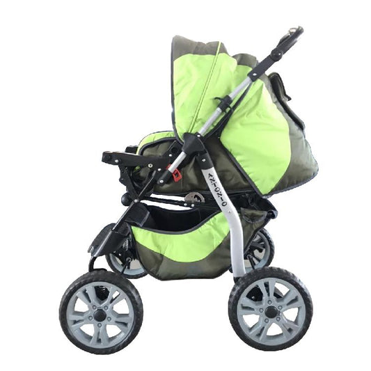 Kotobcity, 3-In-1 Baby Stroller, 2 Modes, Xxx-Bbstro (Green - Grey)