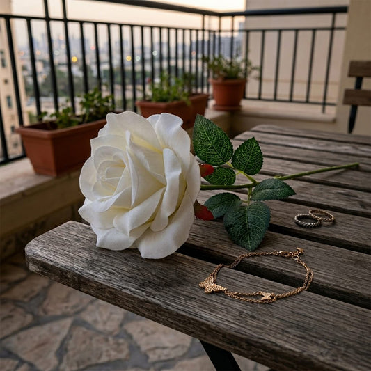 KC Artificial Flower [White], XXX-SK991WH