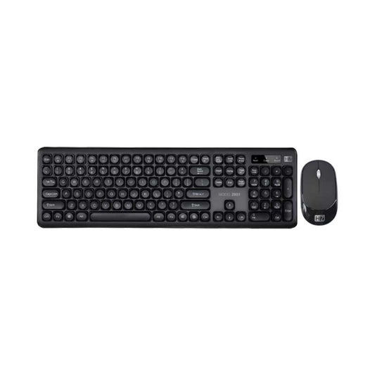 Heatz, Wireless Combo Keyboard And Mouse Black, XXX-ZK01