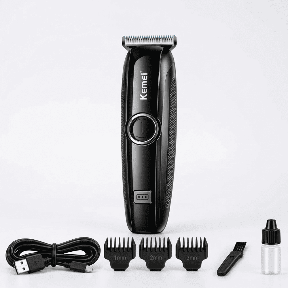 Kemei, Electric Rechargeable Professional Fast Charge Hair Trimmer Clipper.