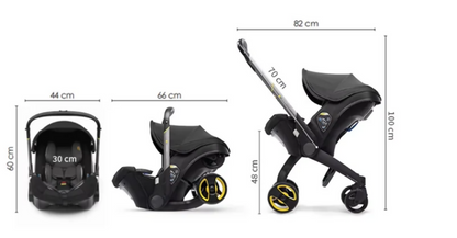 Kidilo MAX Baby Stroller – 3-in-1 Travel System (Car Seat, Carrier & Stroller)