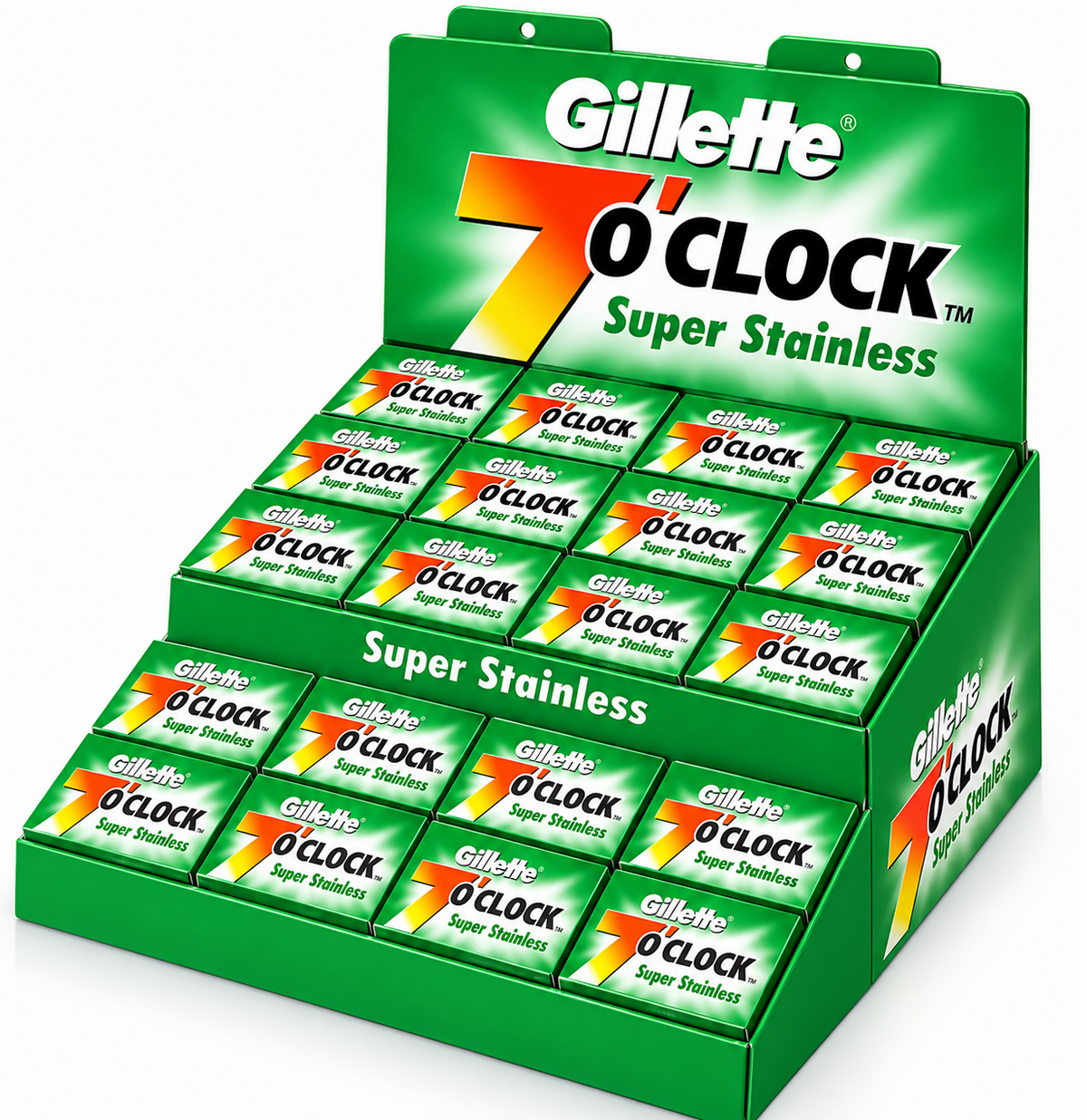 Gillette, 7 O'Clock Super Stainless - 100 Blades