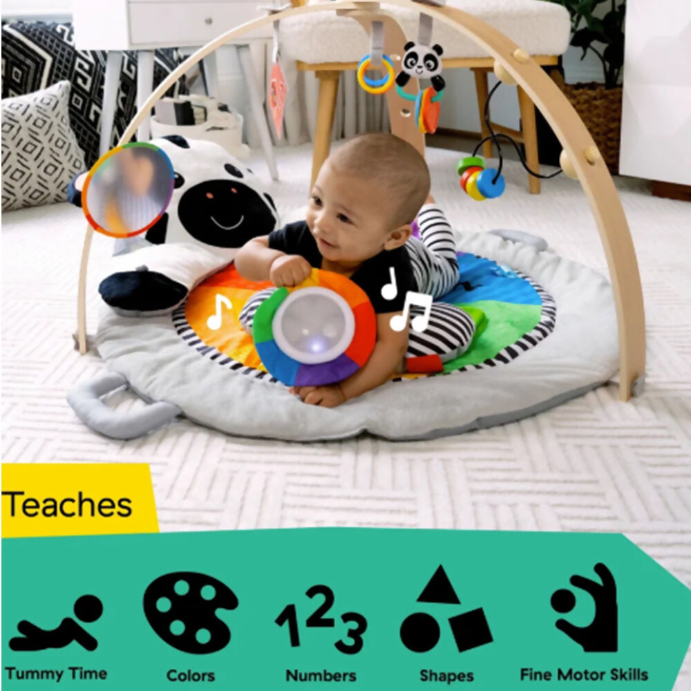 Baby Einstein Zens_Activity Milestones Plush Gym, 16636