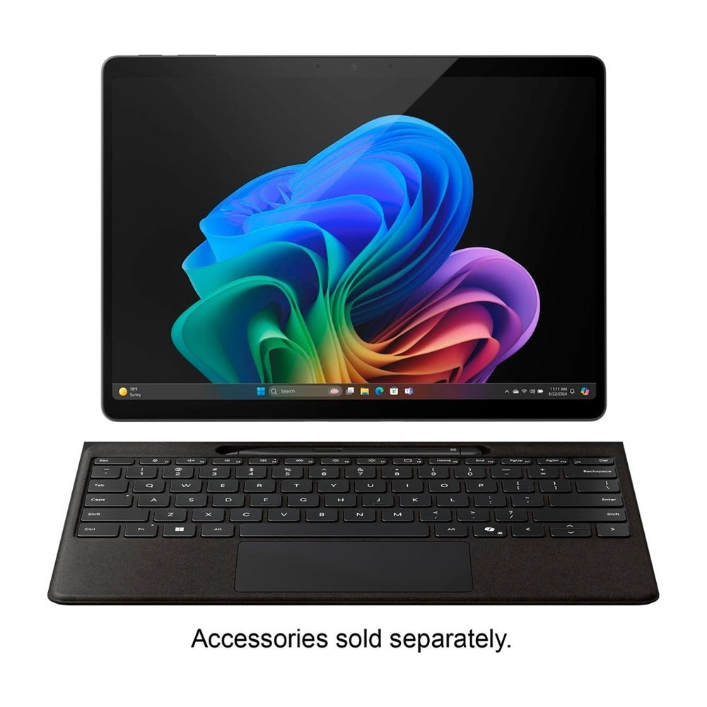 Microsoft, 13' Surface Pro Copilot+ Pc 11Th Ed, Snapdragon X Elite 12-Core, 16Gb, 1Tb Ssd, Black