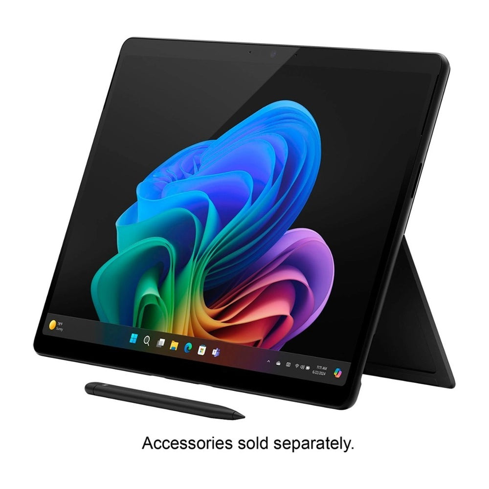 Microsoft, 13' Surface Pro Copilot+ Pc 11Th Ed, Snapdragon X Elite 12-Core, 16Gb, 1Tb Ssd, Black
