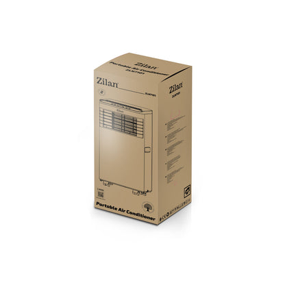 Zilan, Mobile Air Conditioner, 3In1, 1010W, 9000BTU, High Level Positioned Outdoor Interface, ZLN1047