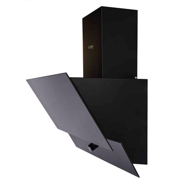 Zilan Floria 60 cm Glass Range Hood 140W, 3 Speed Levels - Black Finish, ZLN1888