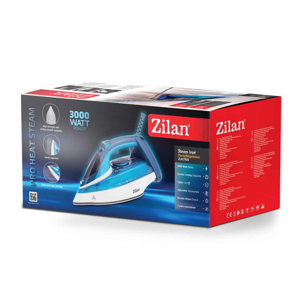 Zilan, Steam Iron, 3000W, ZLN2908