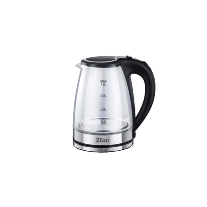 Zilan, Glass Kettle, Cordless, Rotatable 360 Degree, 1.8L, 1800W, ZLN8115