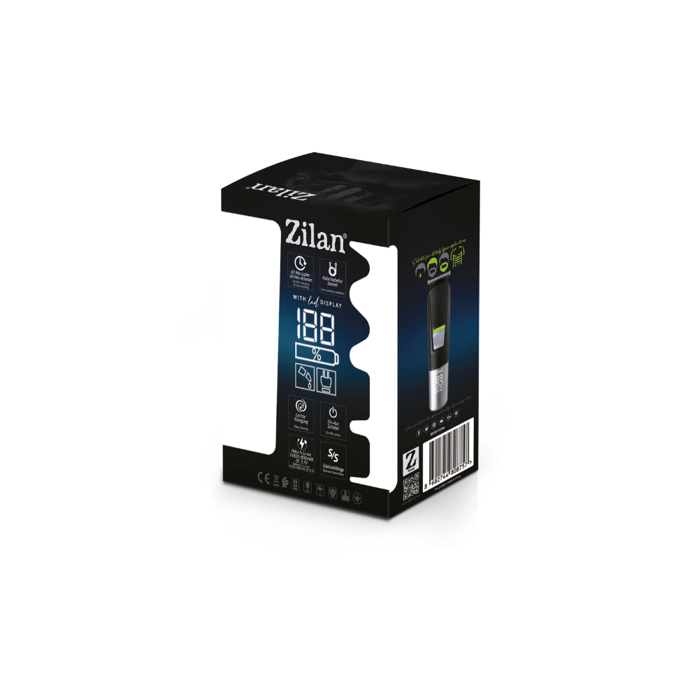 Zilan, 11In1 Trimmer & Shaver Achilles, 90min Of Charging 90min Operation, ZLN8757