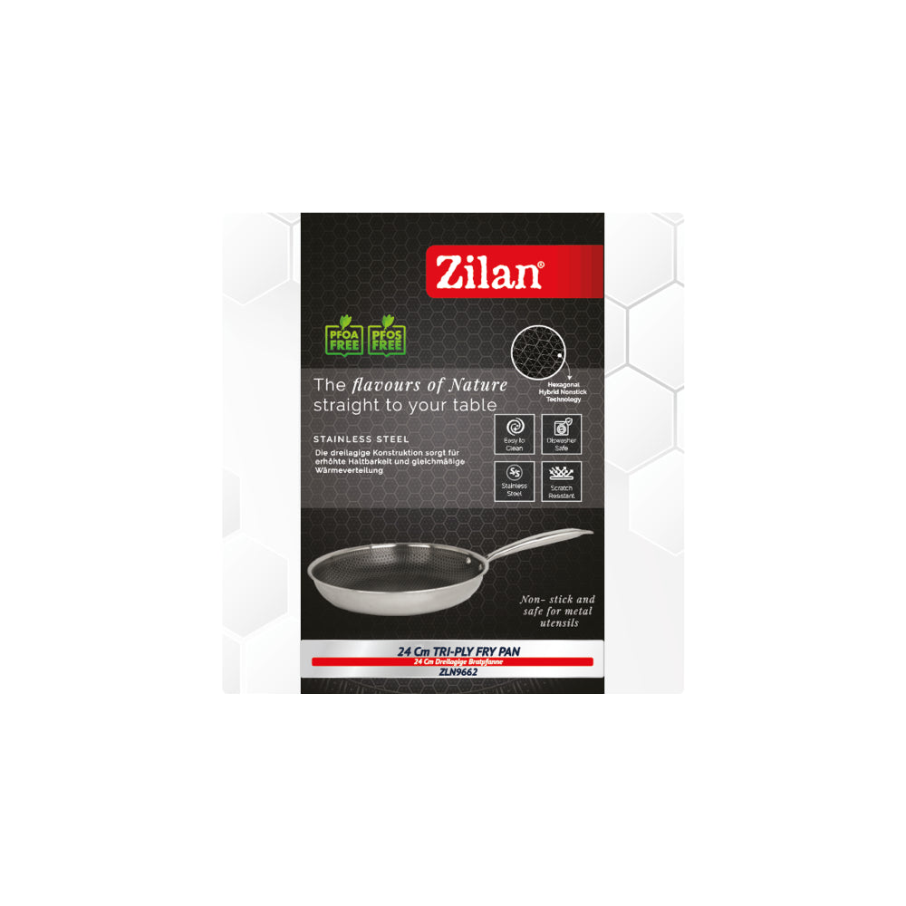 Zilan, 26cm Tri-Ply Deep Fry Pan, ZLN9679
