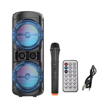 Zqs 12201 Dual 12' High Power Wireless Subwoofer, Bluetooth Speaker